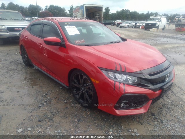 HONDA CIVIC HATCHBACK 2018 shhfk7h4xju237763