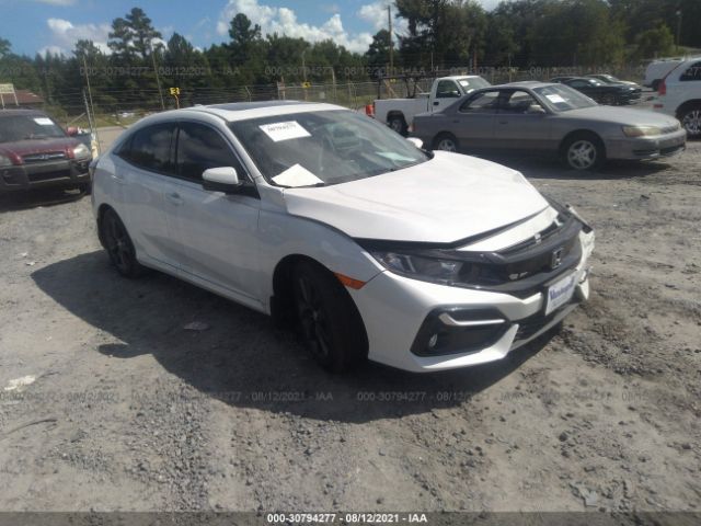 HONDA CIVIC HATCHBACK 2021 shhfk7h67mu220182