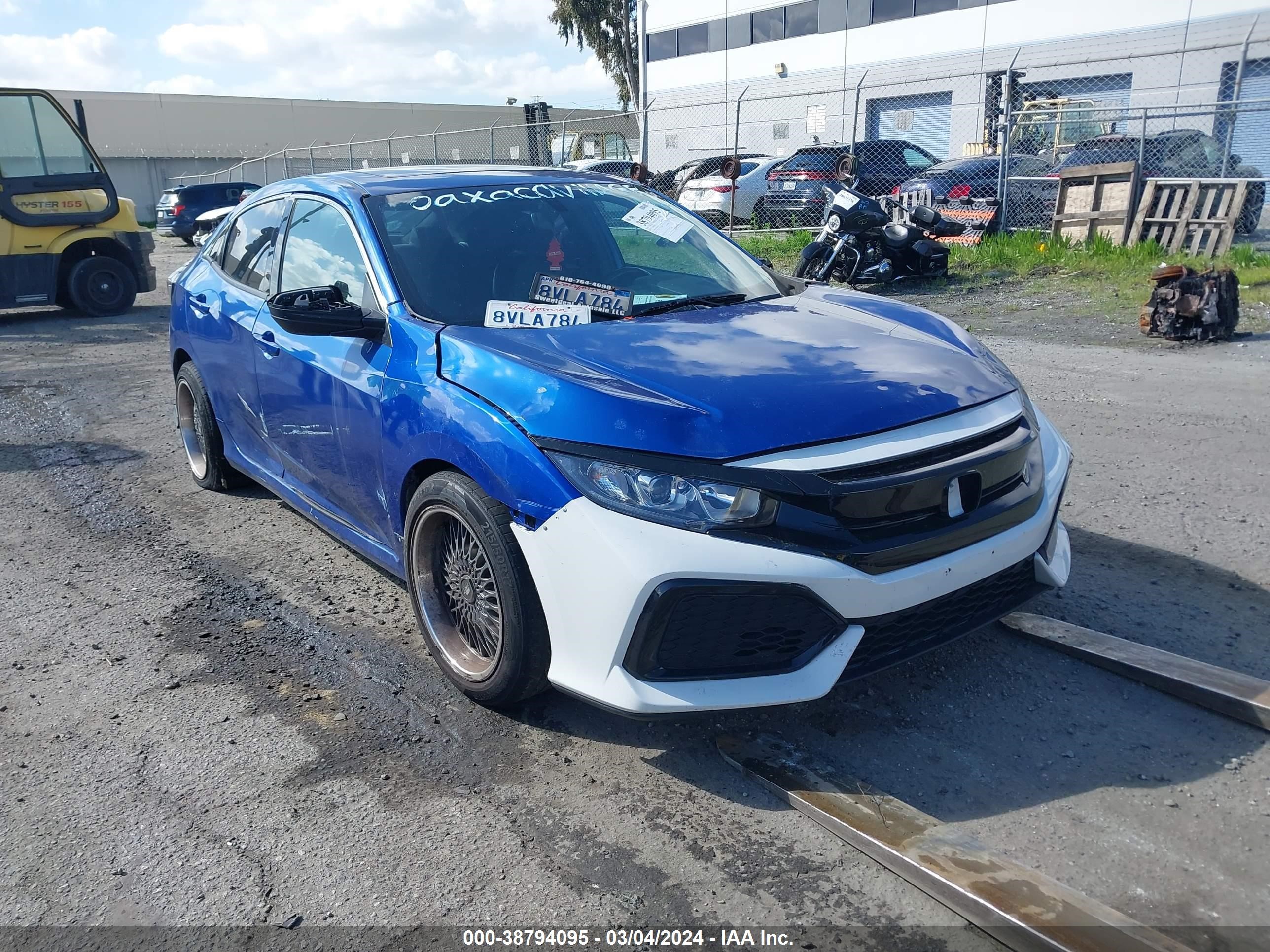 HONDA CIVIC 2017 shhfk7h71hu201271