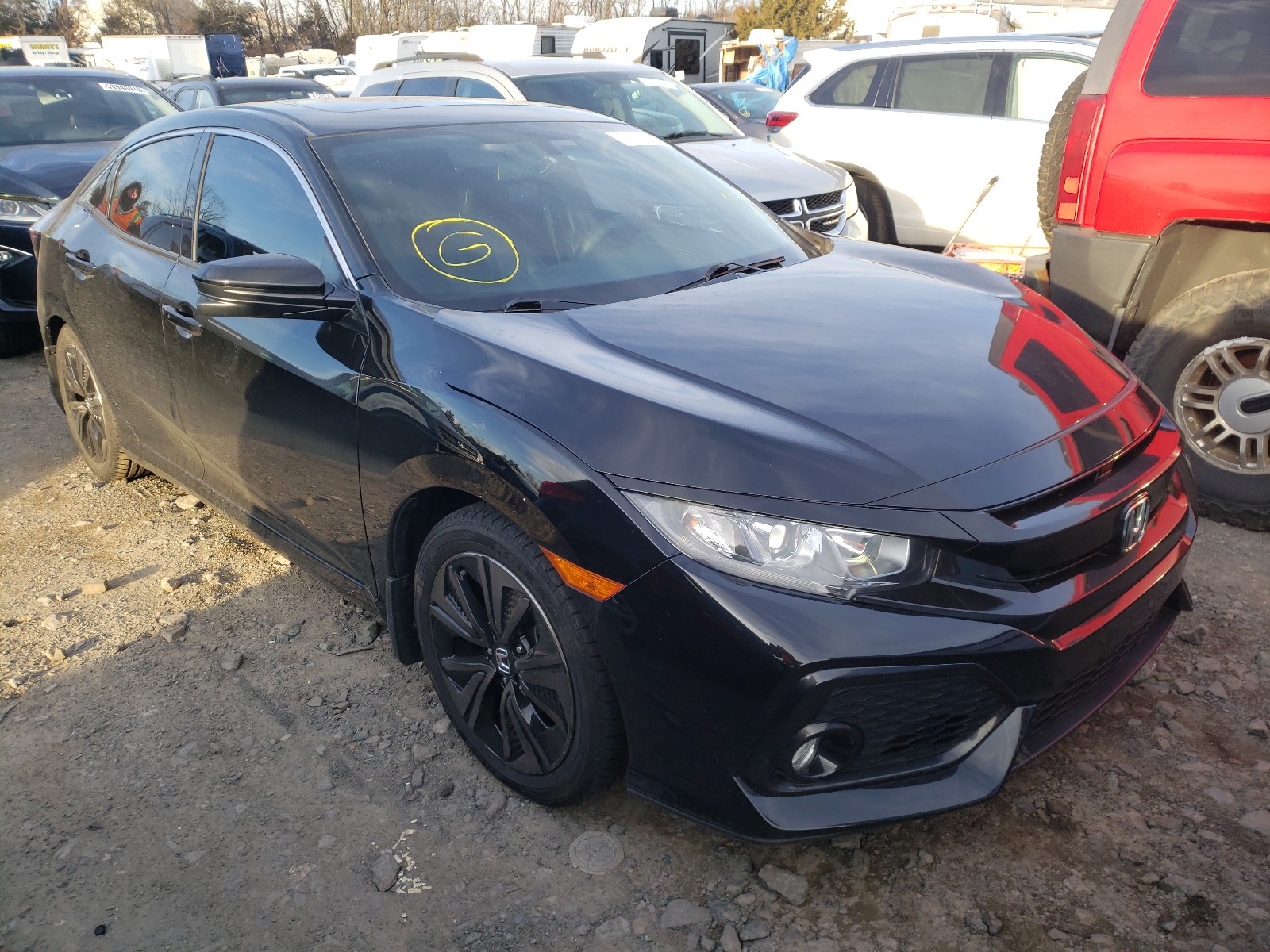 HONDA CIVIC EXL 2017 shhfk7h73hu412472