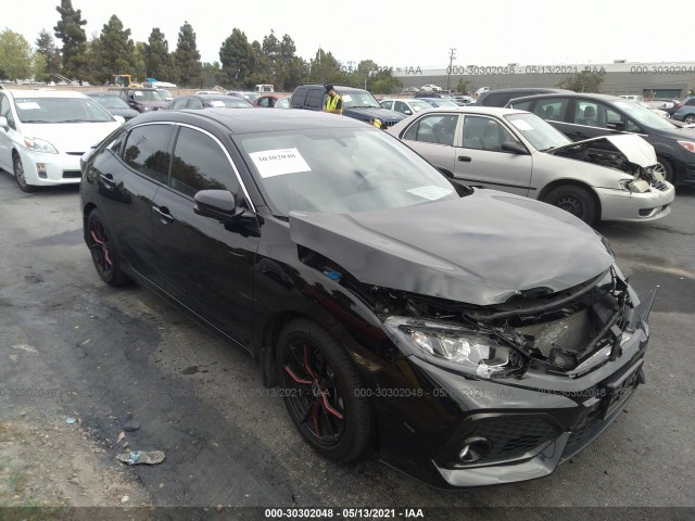 HONDA CIVIC HATCHBACK 2018 shhfk7h75ju405979