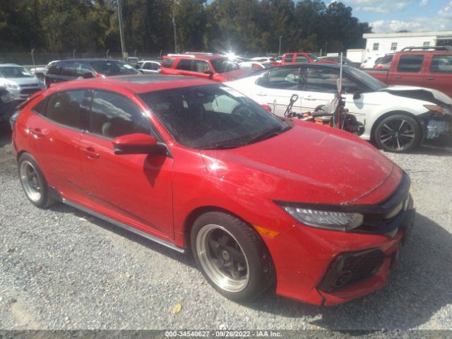 HONDA CIVIC HATCHBACK 2018 shhfk7h90ju214858