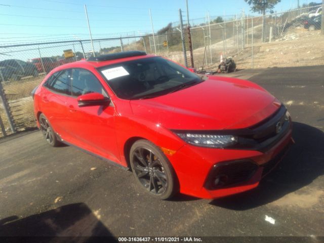 HONDA CIVIC HATCHBACK 2017 shhfk7h91hu232537