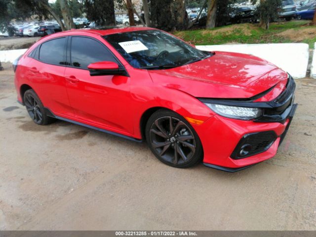 HONDA CIVIC HATCHBACK 2019 shhfk7h93ku405174