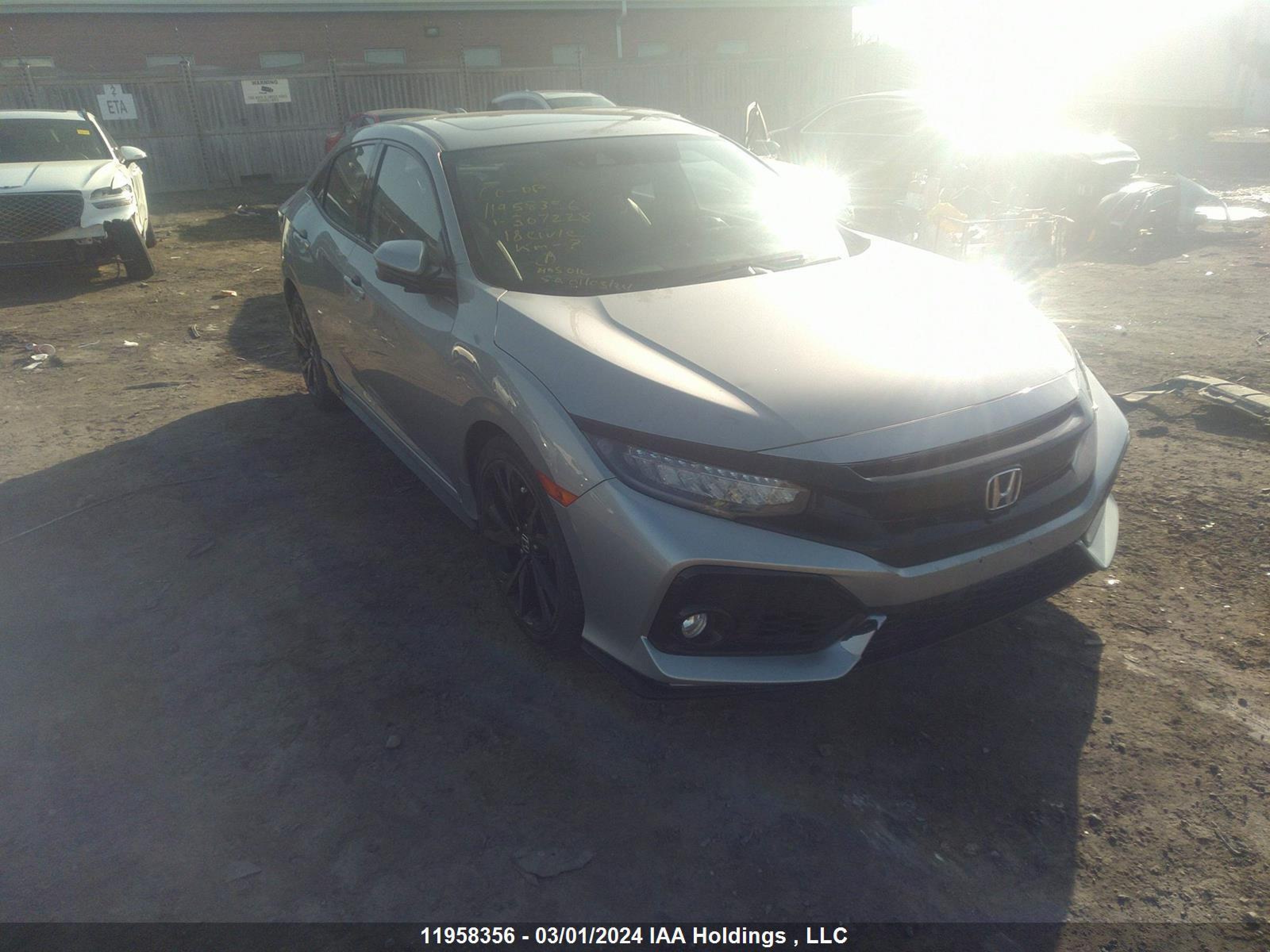 HONDA CIVIC 2018 shhfk7h95ju307228