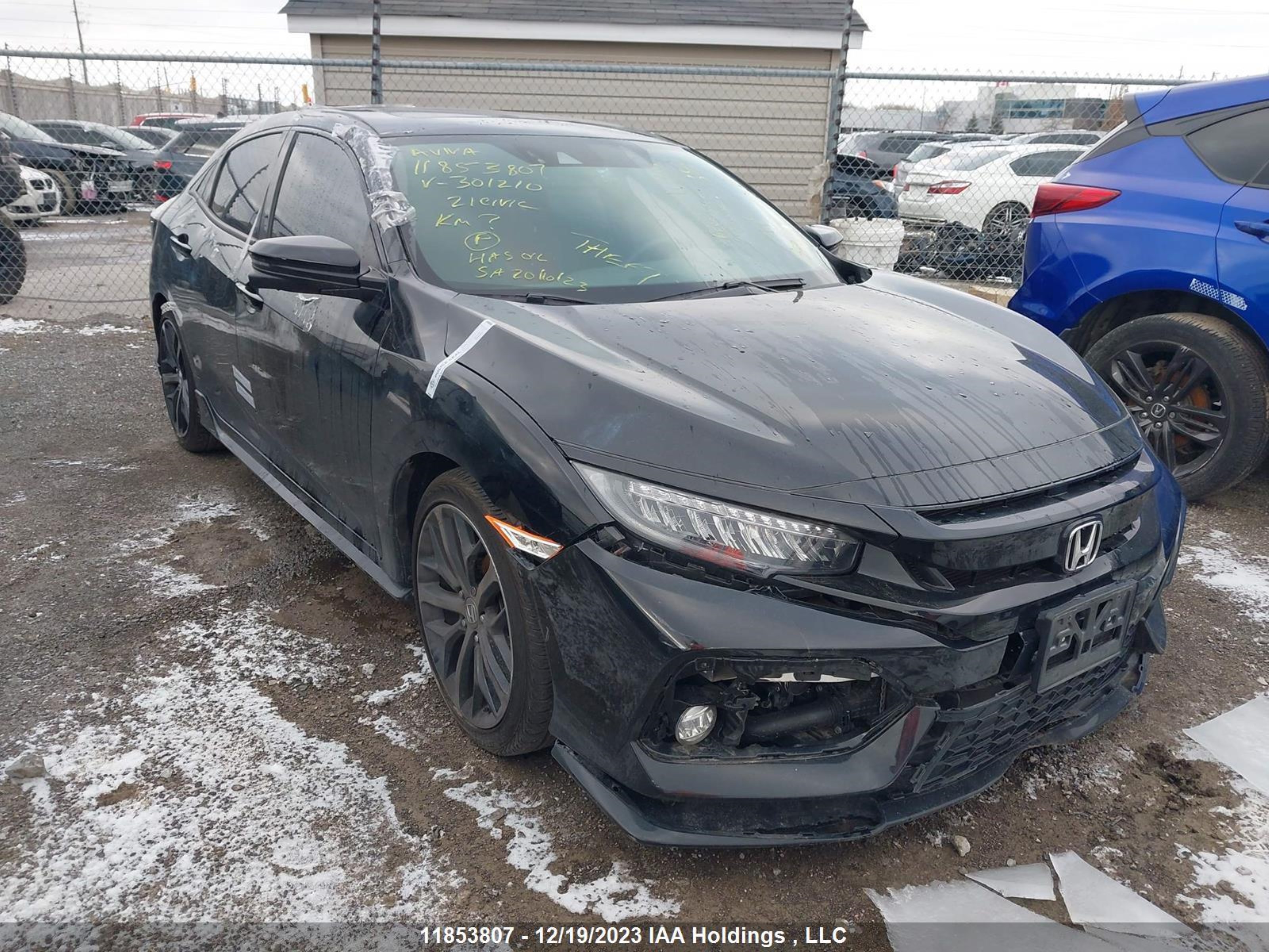 HONDA CIVIC 2021 shhfk7h95mu301210