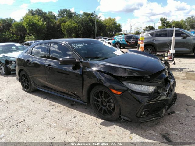 HONDA CIVIC HATCHBACK 2018 shhfk7h97ju222052