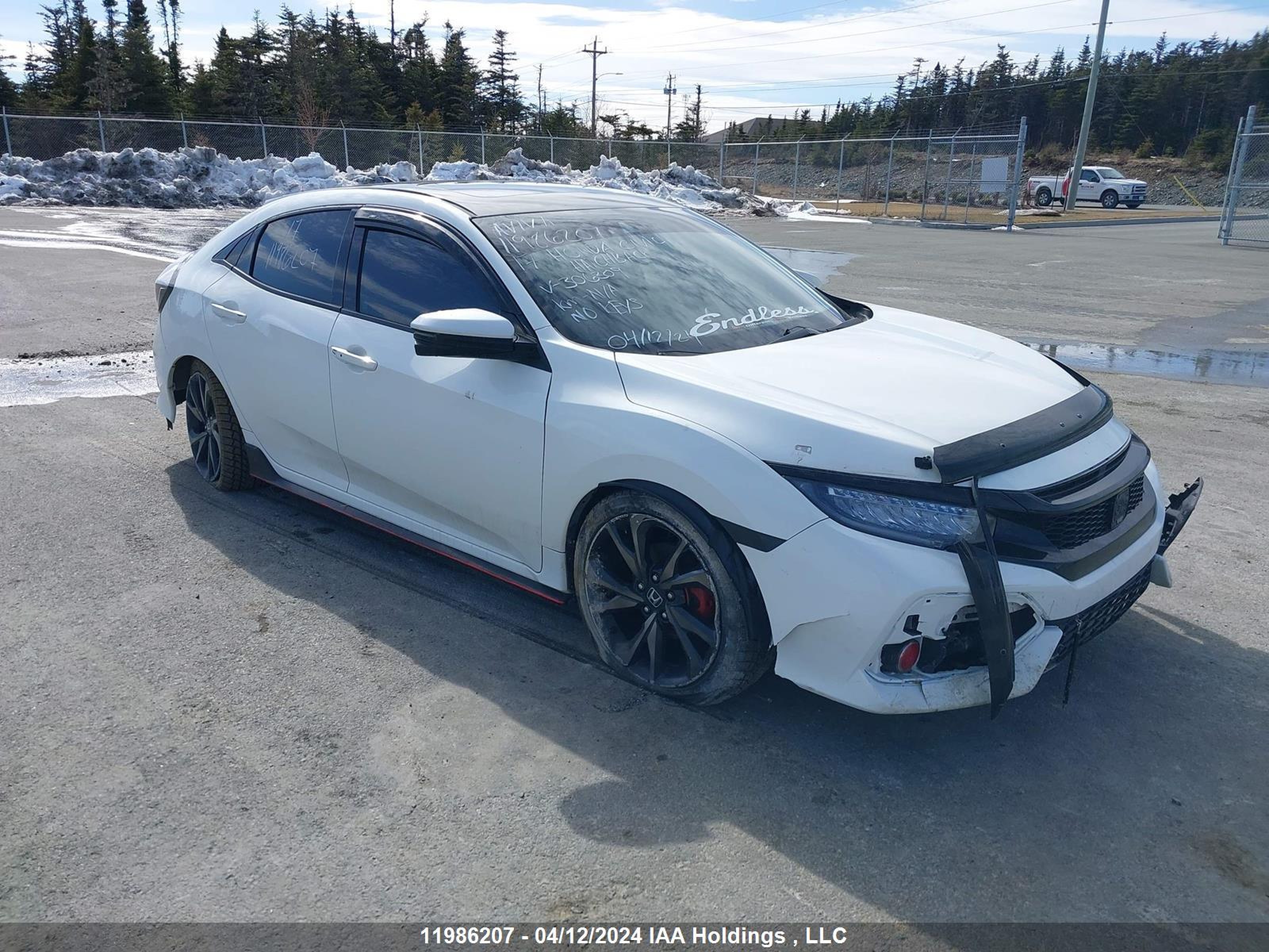 HONDA CIVIC 2017 shhfk7h98hu306309