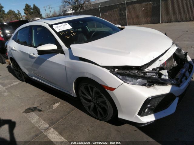 HONDA CIVIC HATCHBACK 2018 shhfk7h98ju430036