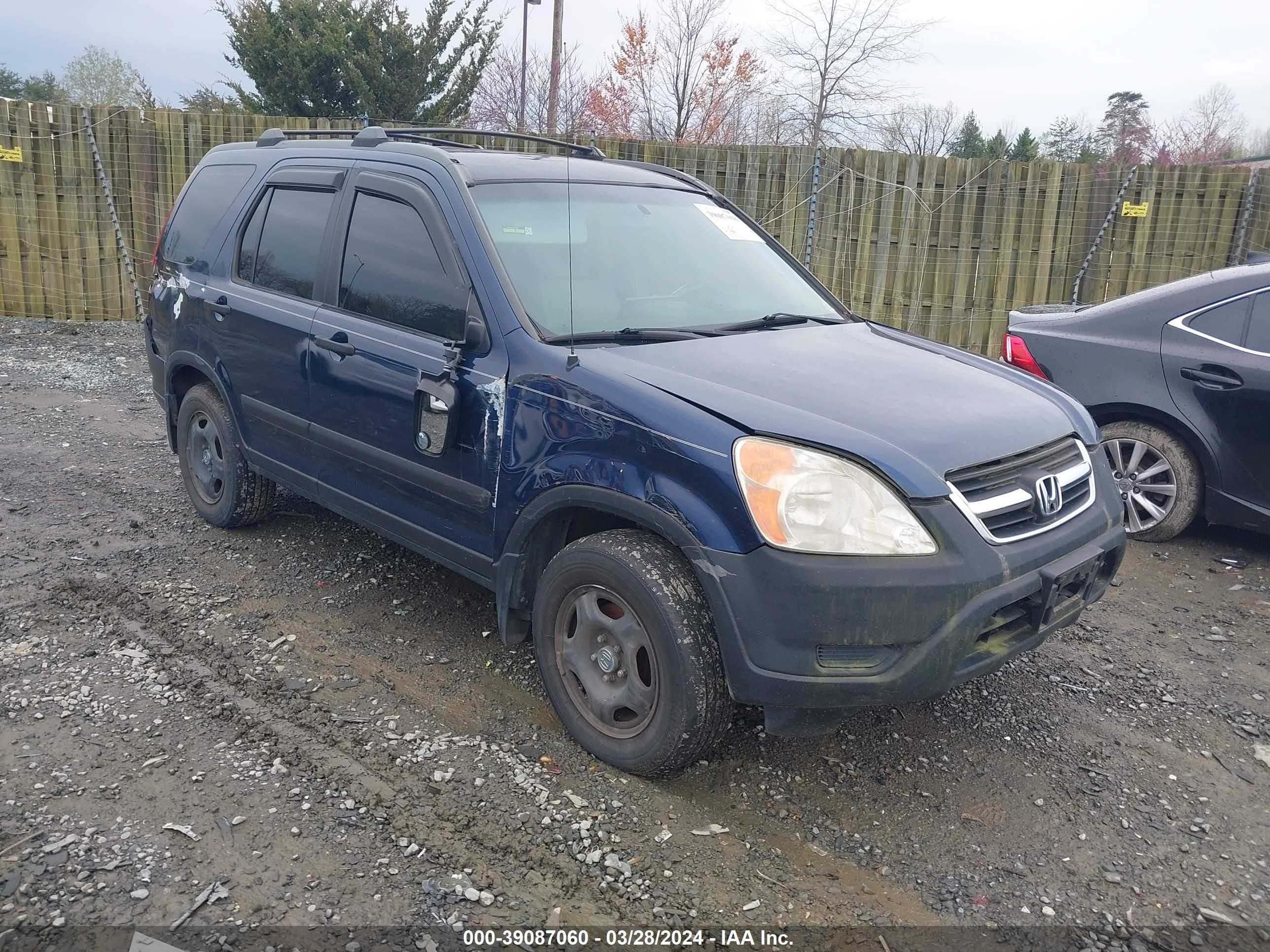 HONDA CR-V 2004 shsrd68414u208328