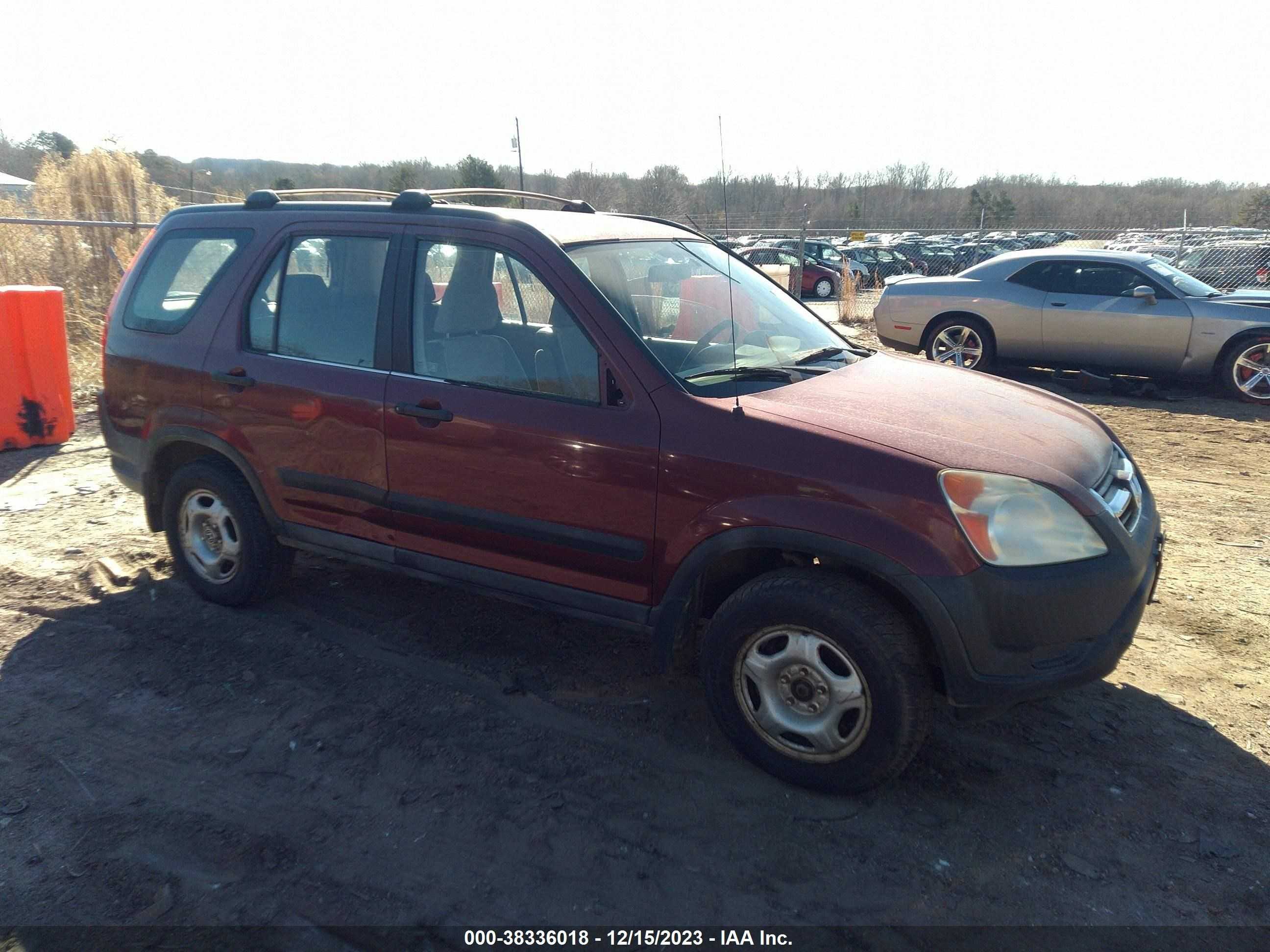 HONDA CR-V 2003 shsrd68433u101411