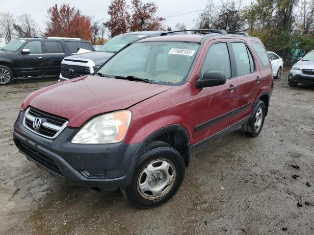 HONDA CRV 2004 shsrd68454u204461