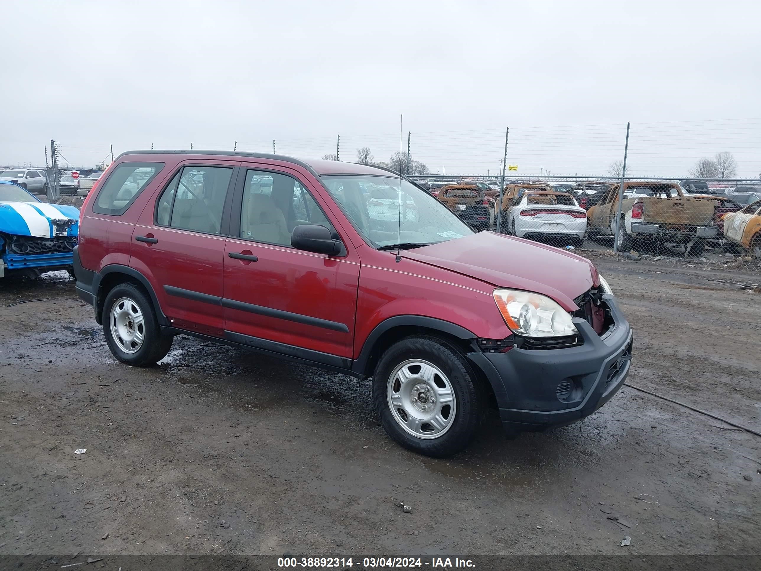 HONDA CR-V 2005 shsrd68575u306449