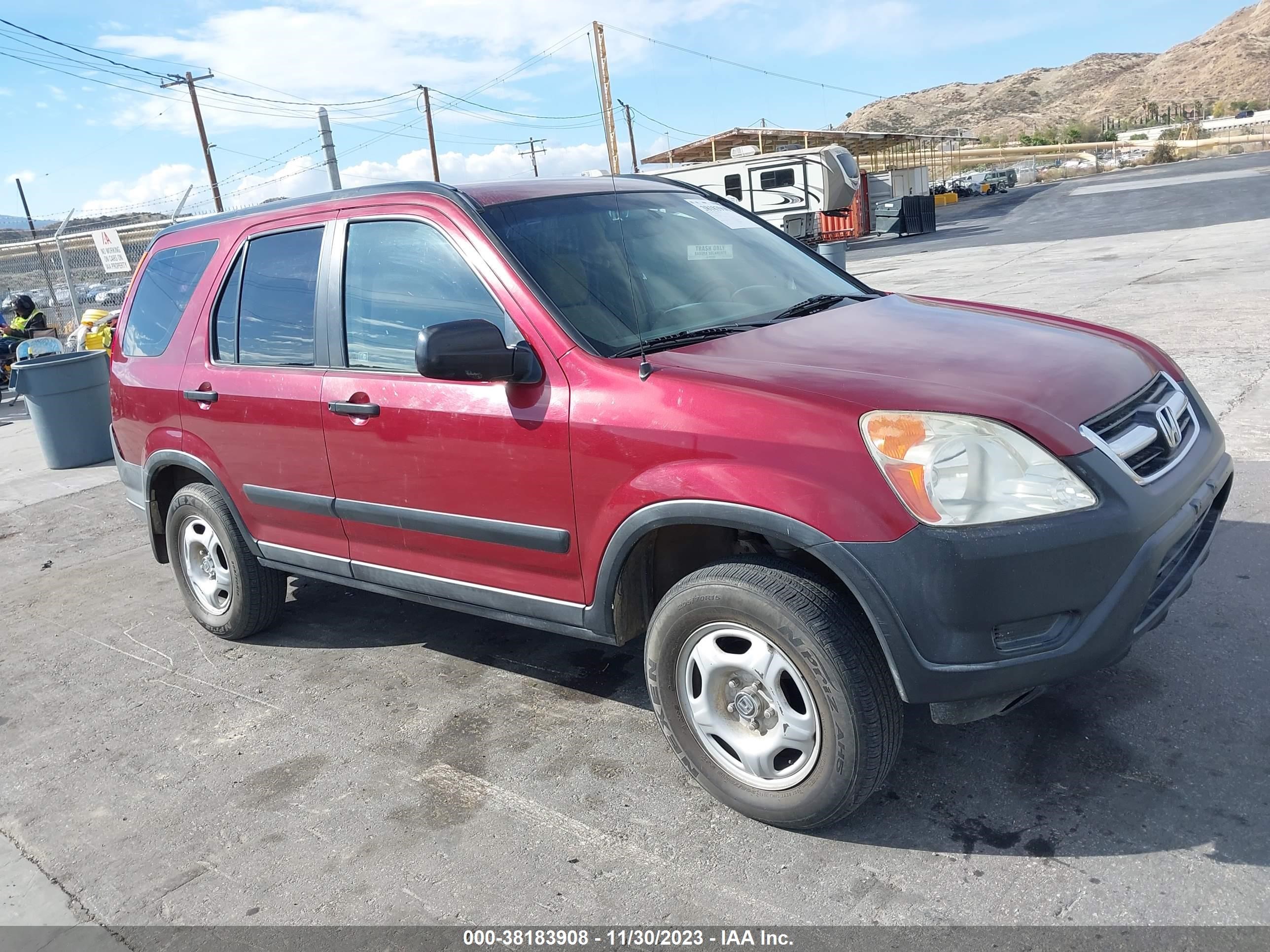 HONDA CR-V 2004 shsrd78444u255956