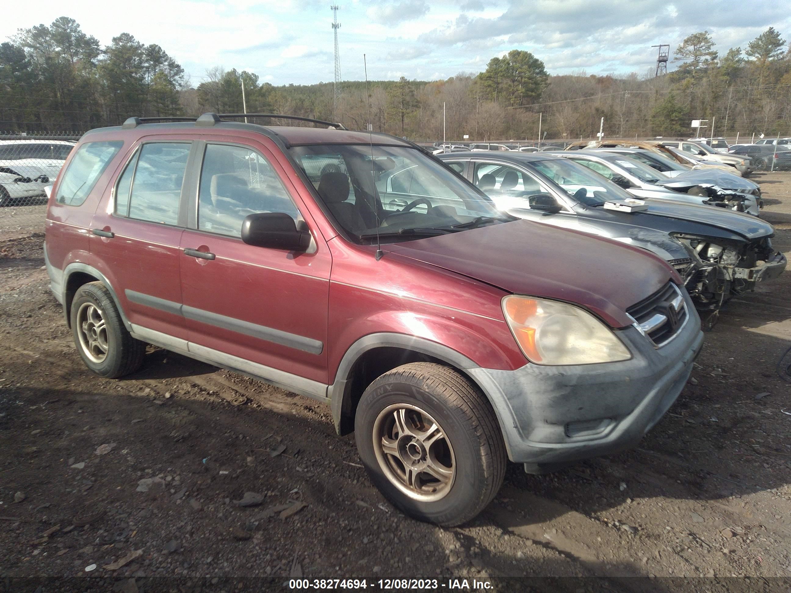 HONDA CR-V 2002 shsrd78492u011829