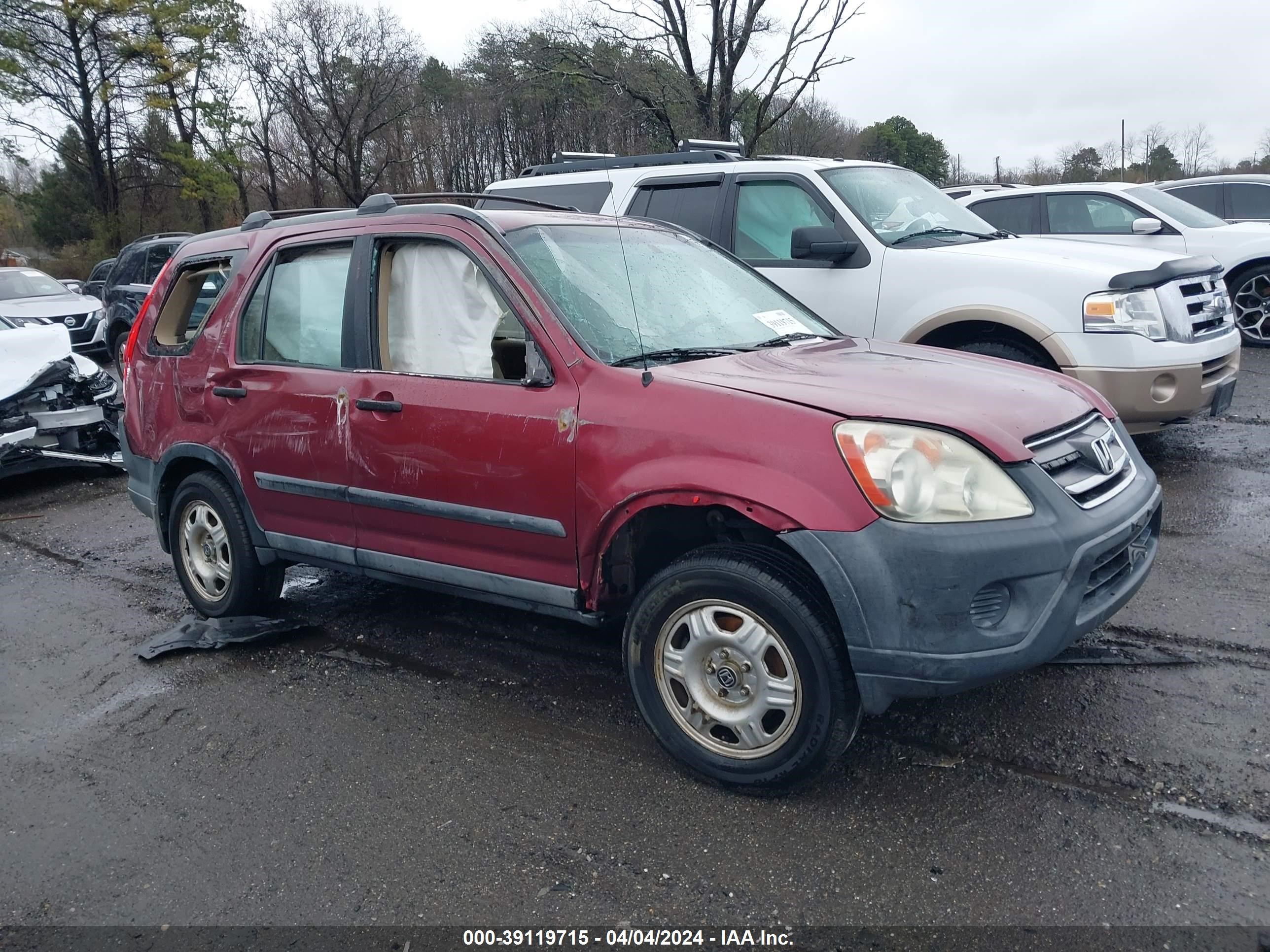 HONDA CR-V 2005 shsrd78525u330499