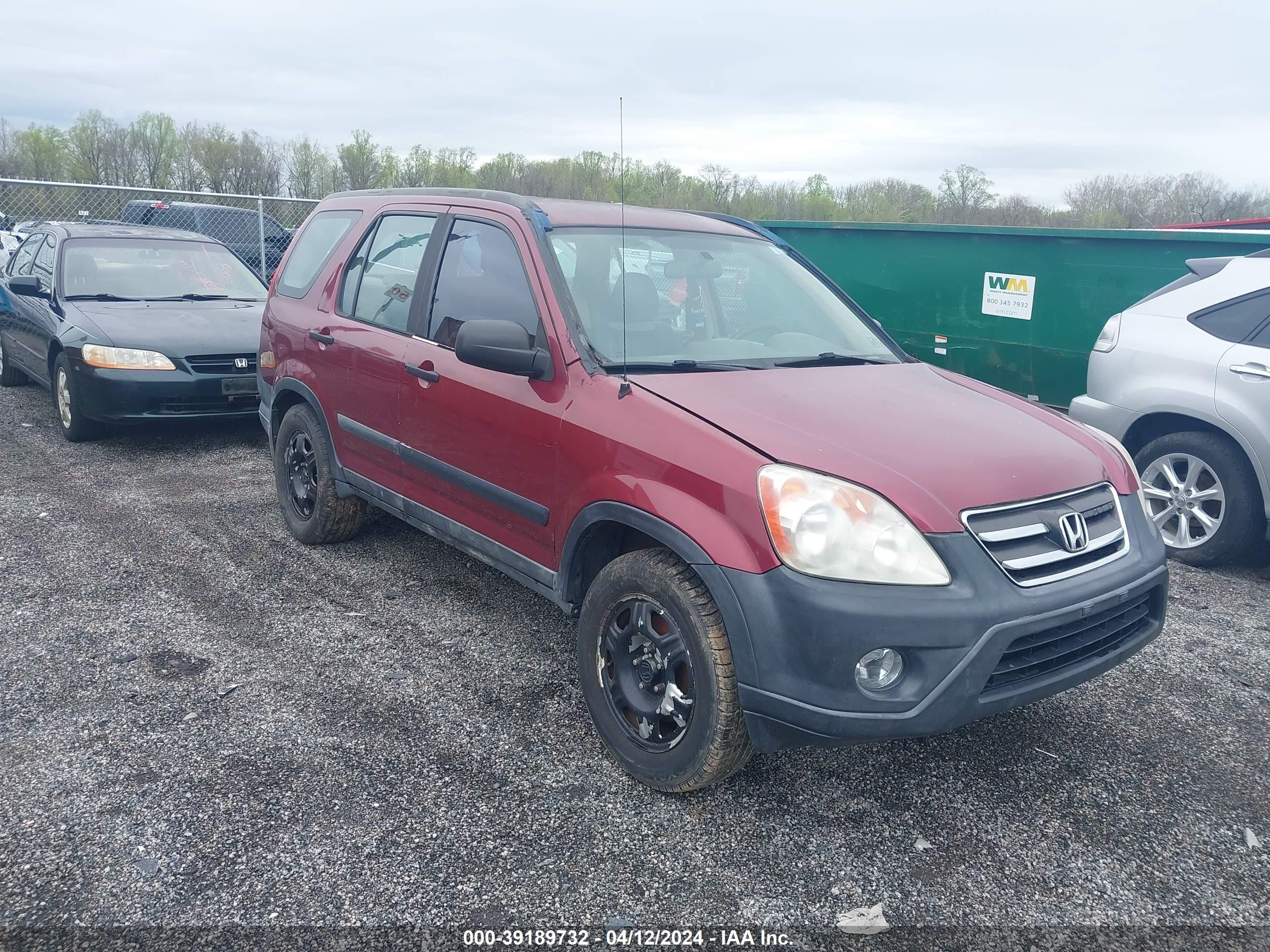 HONDA CR-V 2006 shsrd78556u441632