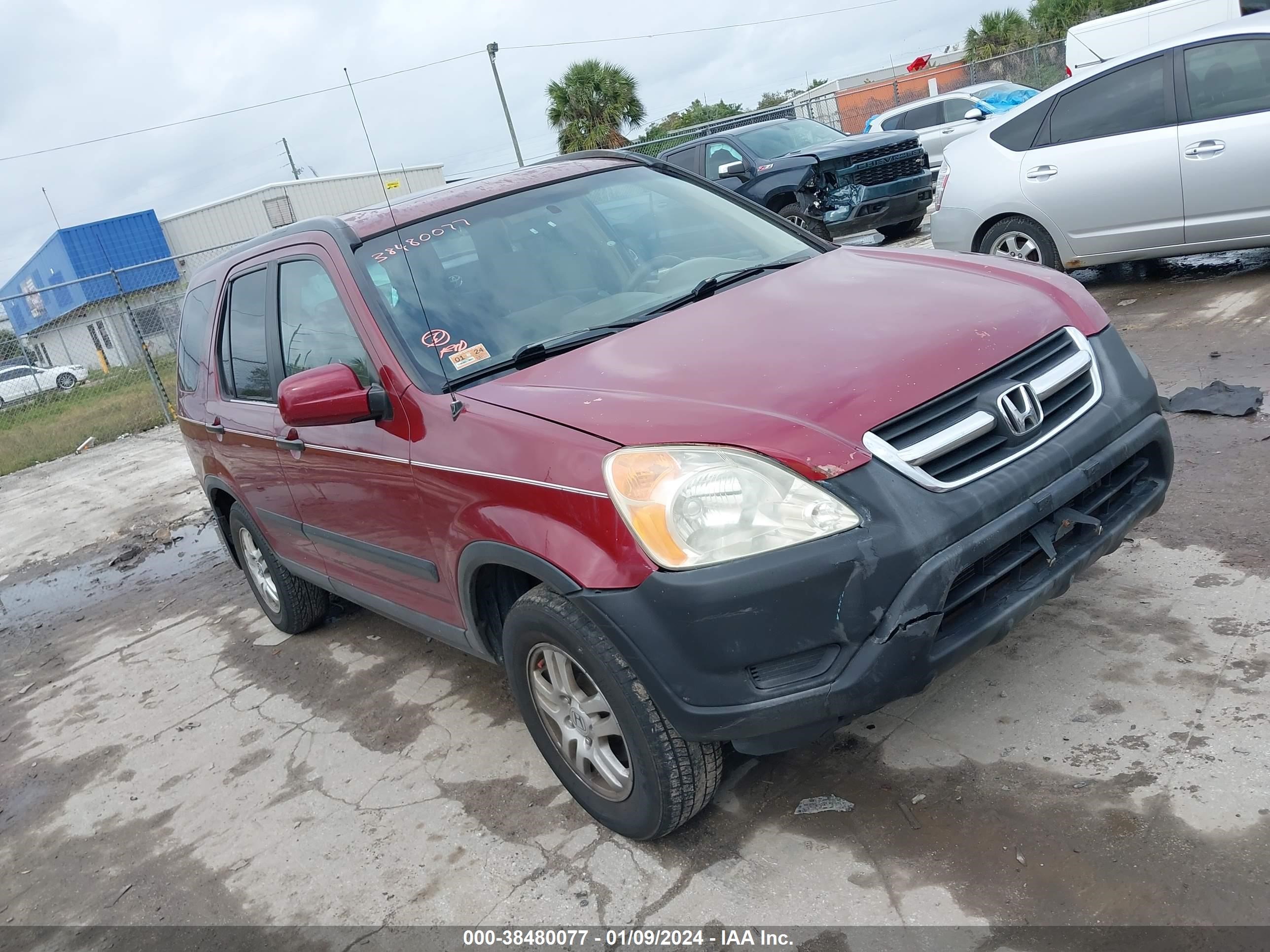 HONDA CR-V 2004 shsrd78834u234275