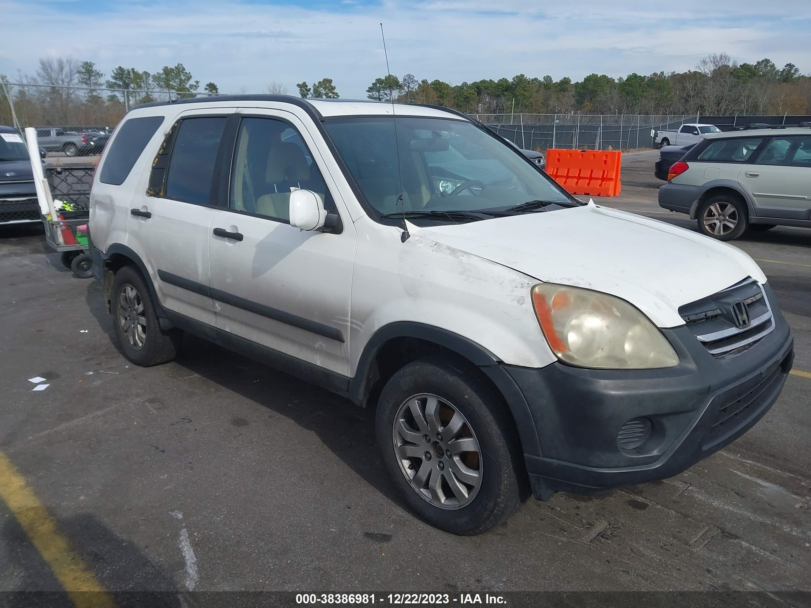 HONDA CR-V 2005 shsrd78845u338596