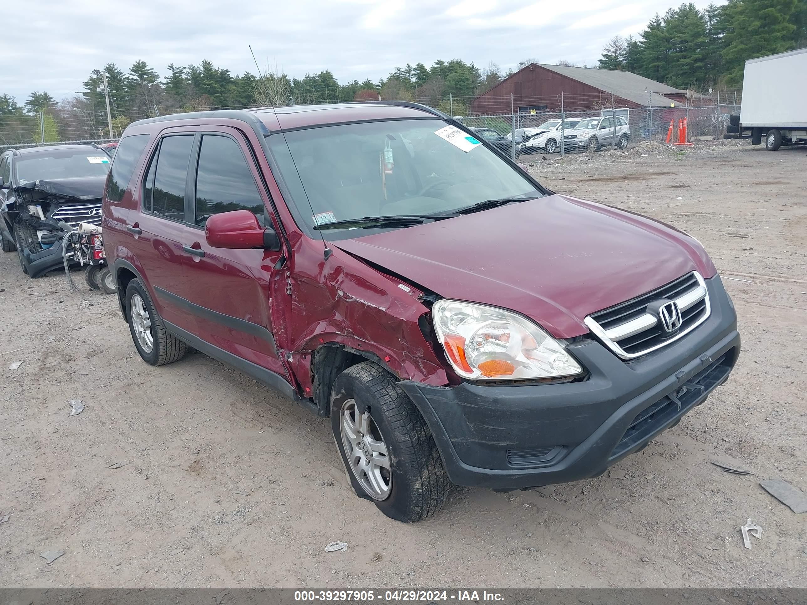 HONDA CR-V 2003 shsrd78853u141563