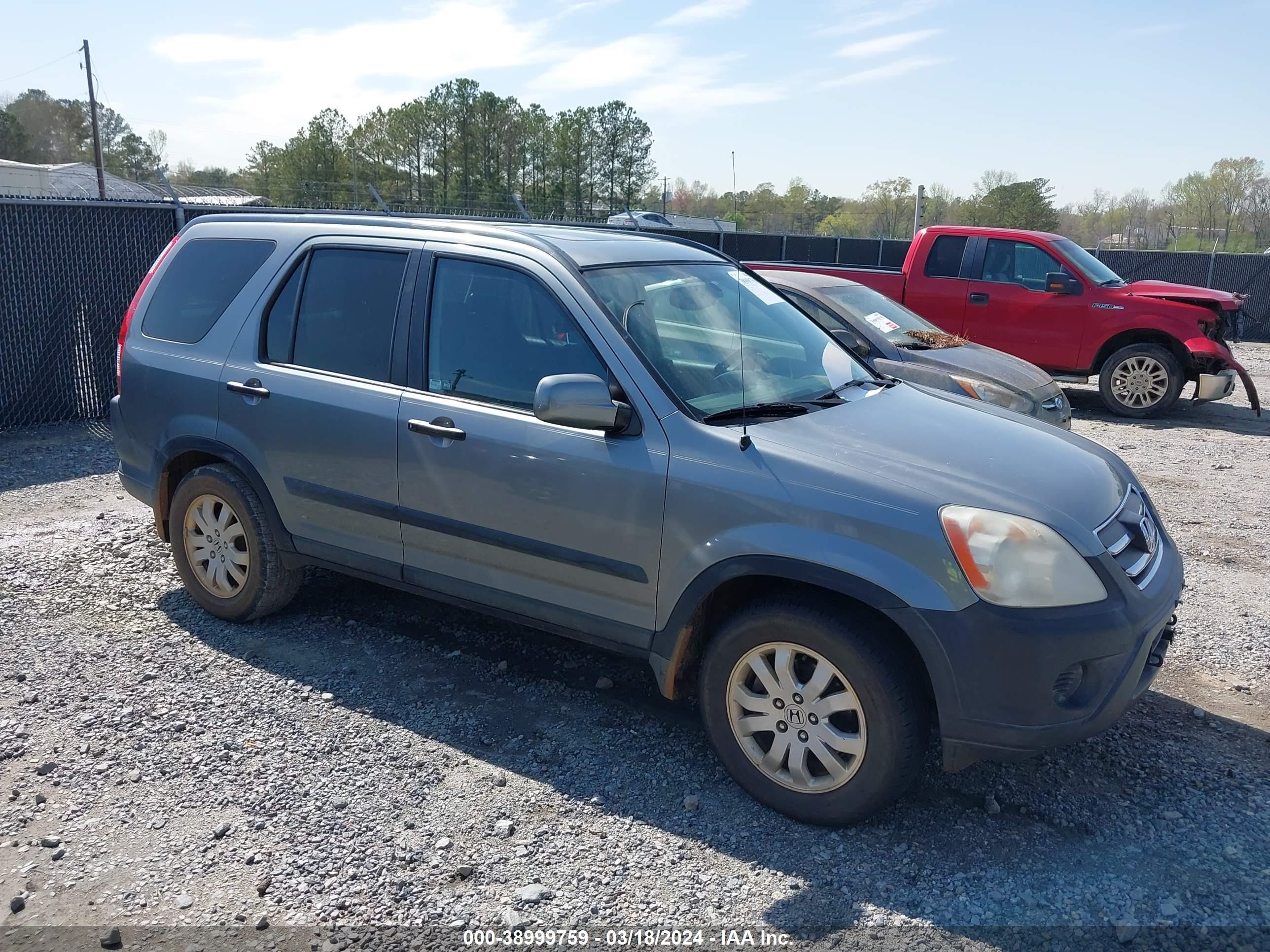 HONDA CR-V 2006 shsrd78866u442332