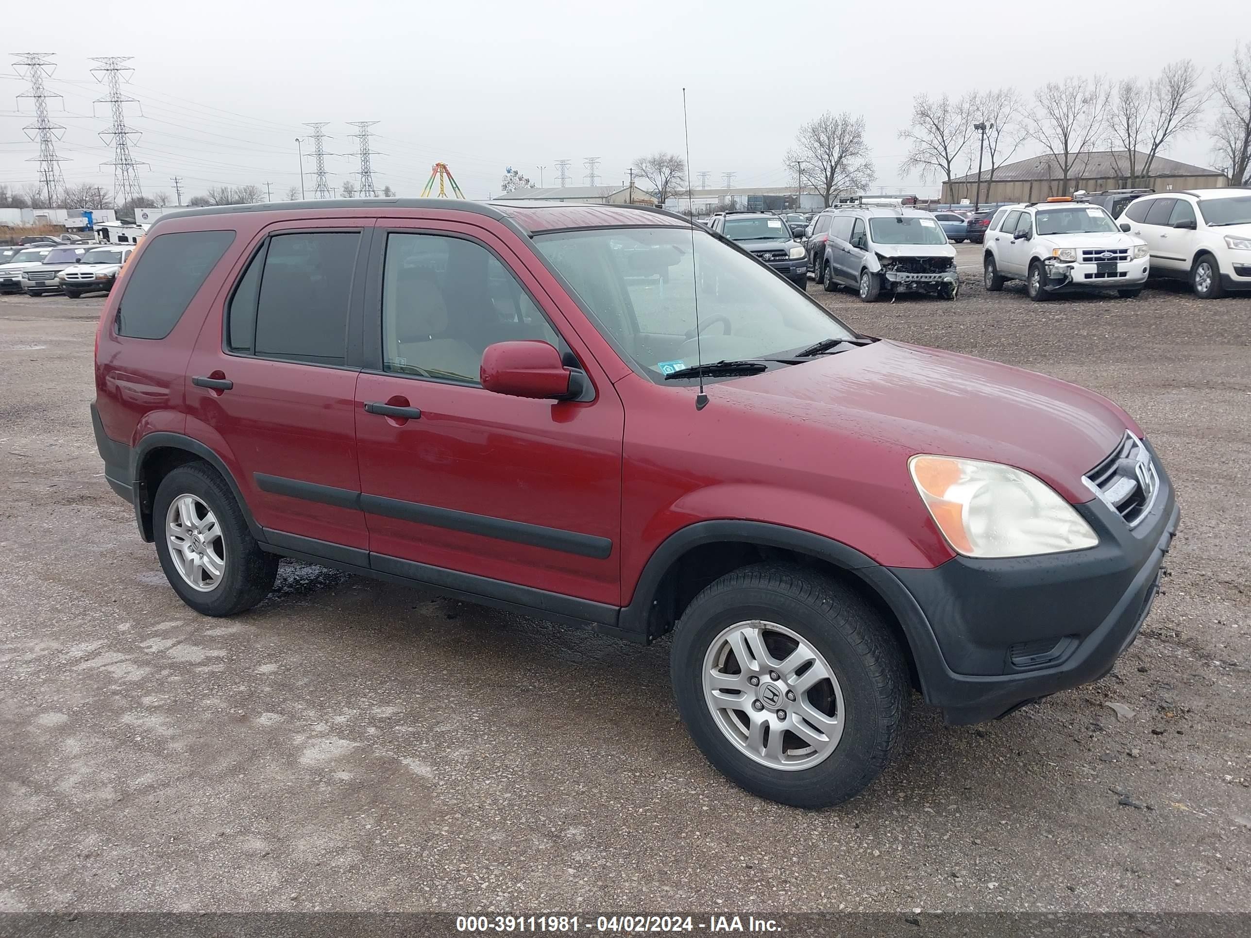 HONDA CR-V 2004 shsrd78874u209217