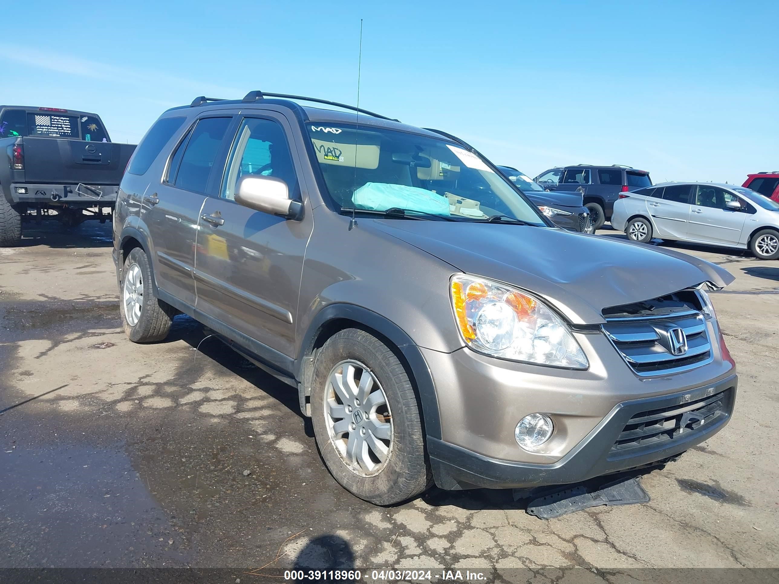 HONDA CR-V 2006 shsrd78996u401251