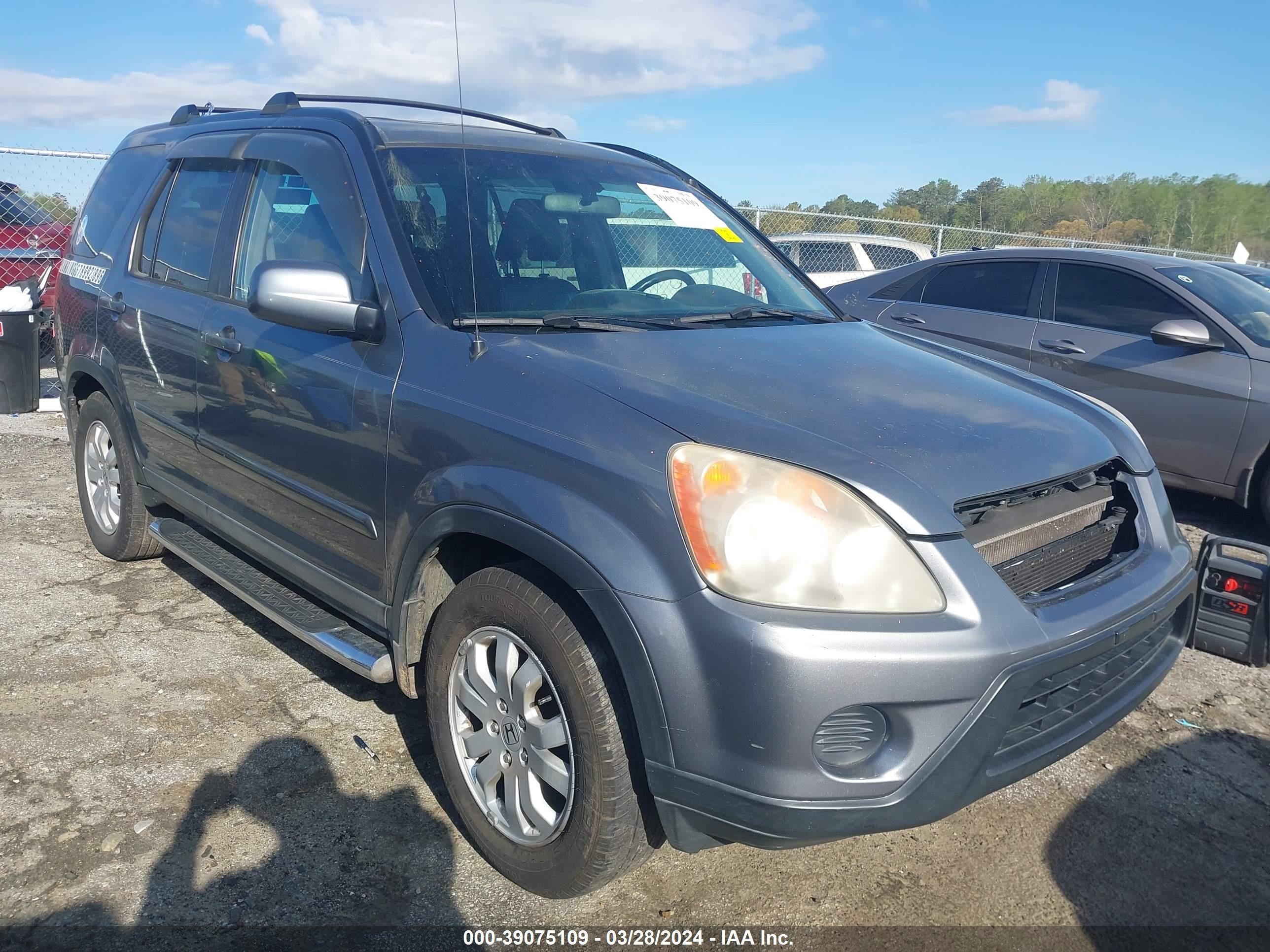 HONDA CR-V 2006 shsrd78996u431124