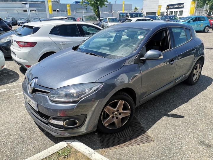 RENAULT MGANE BERLINE 2015 vf1bz890h53758946