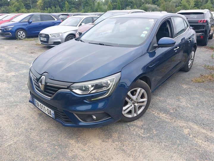 RENAULT MGANE BERLINE 2017 vf1rfb00157828749