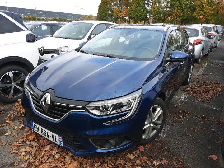 RENAULT MEGANE ESTATE 2017 vf1rfb00158202273