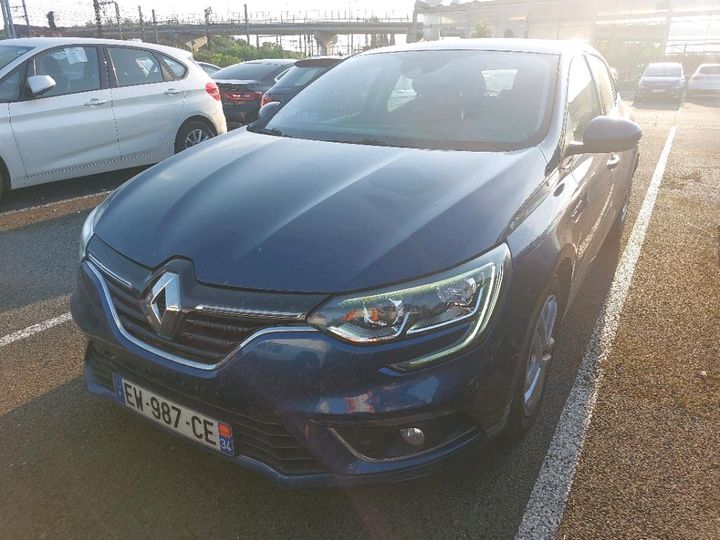 RENAULT MGANE BERLINE 2018 vf1rfb00460431109