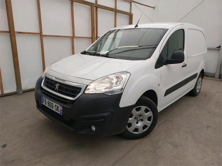 PEUGEOT PARTNER 2018 vf37dbhy6jn548629