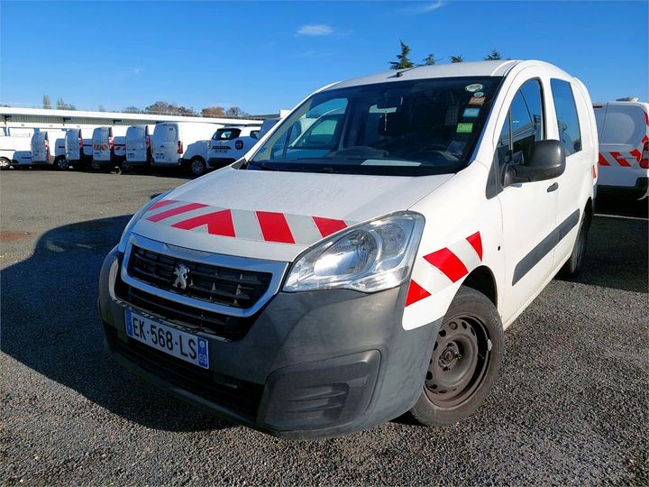 PEUGEOT PARTNER CABINE 2017 vf37mbhy6hj545339