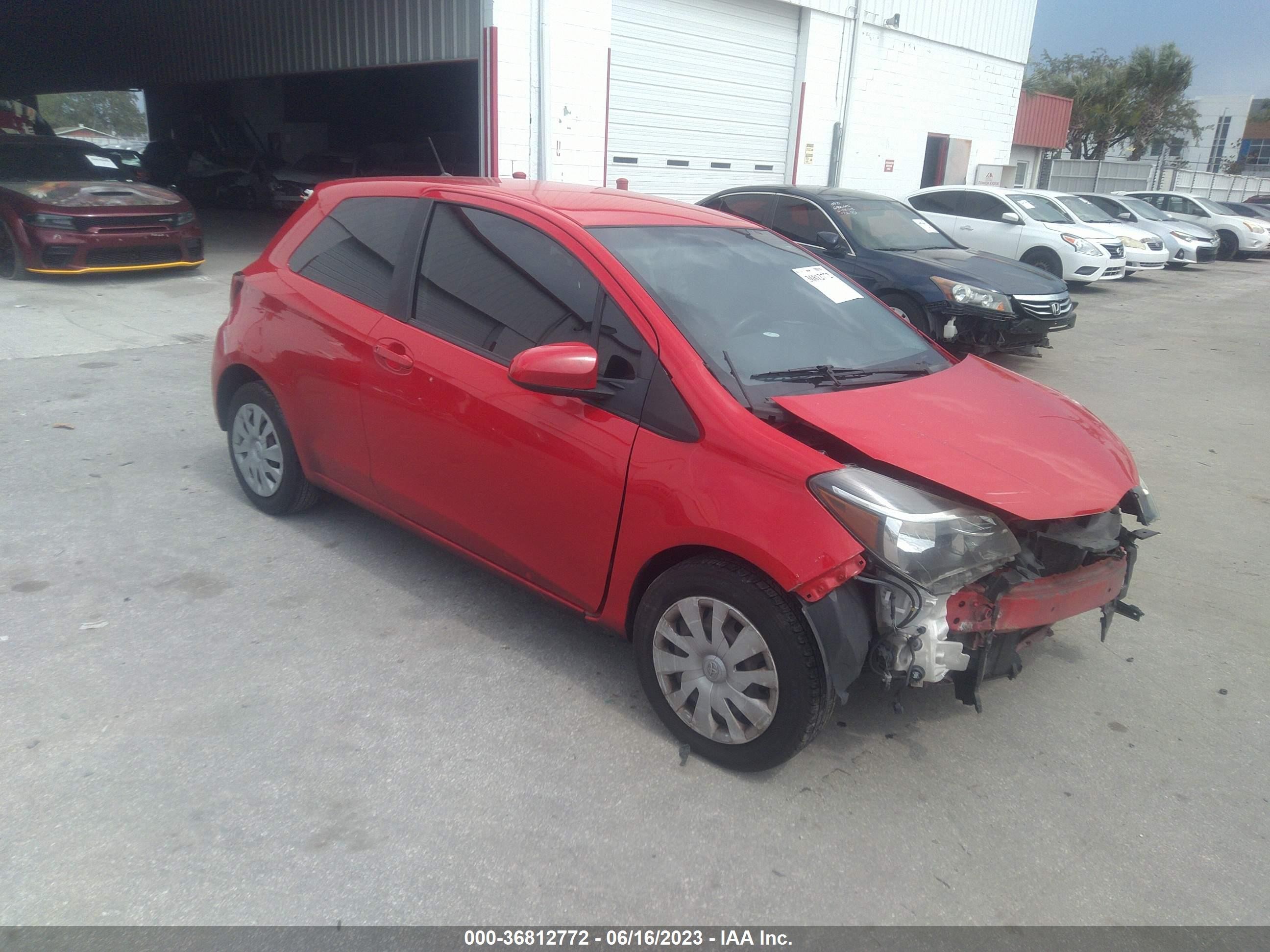 TOYOTA YARIS 2016 vnkjtud35ga069186