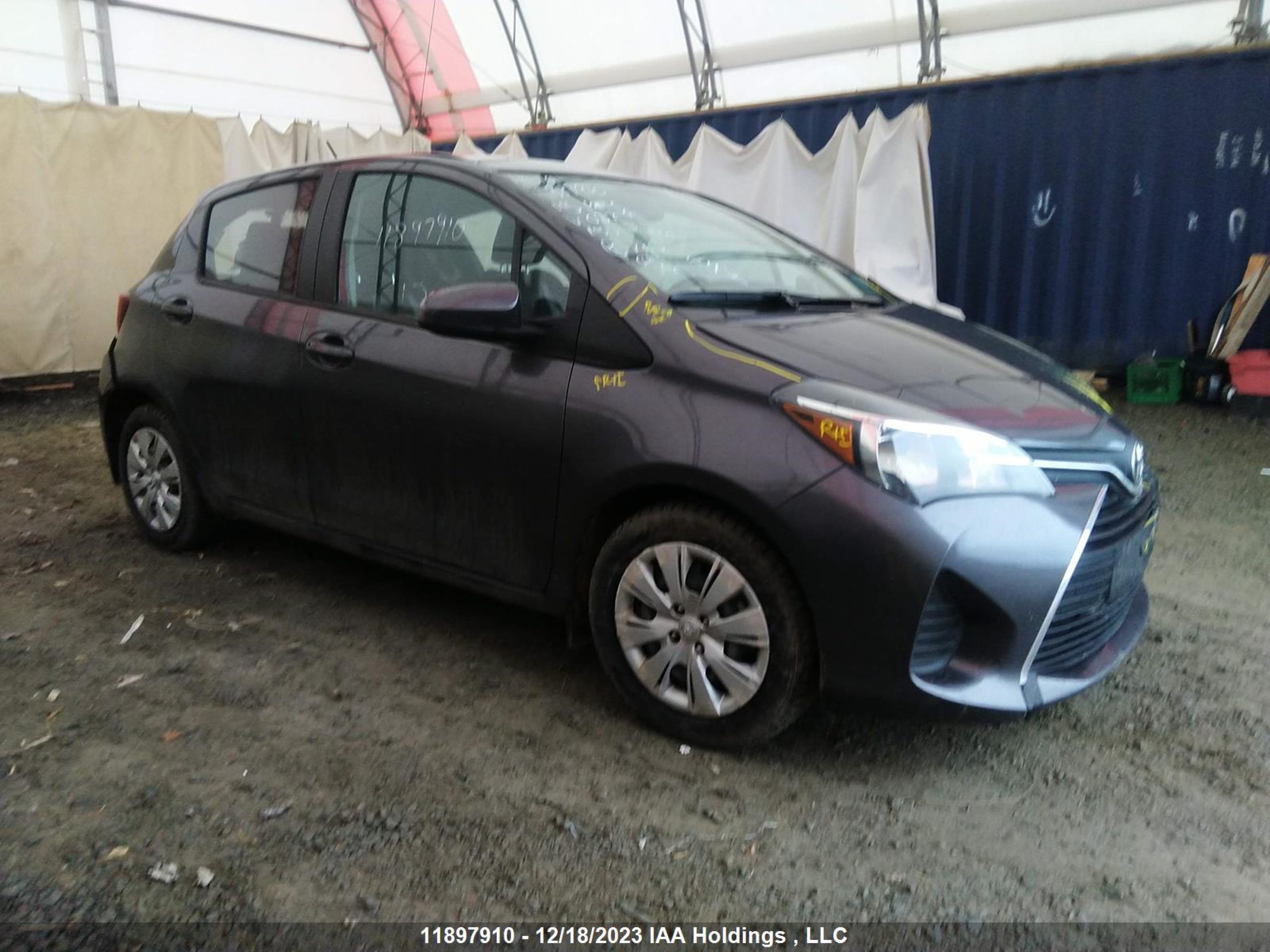 TOYOTA YARIS 2015 vnkktud30fa027091