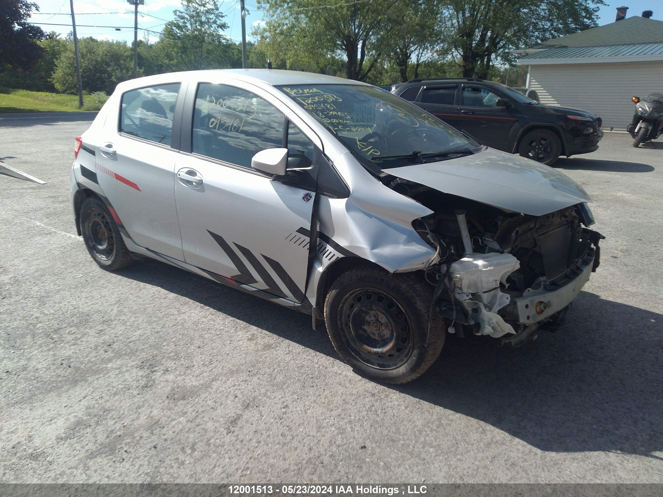 TOYOTA YARIS 2018 vnkktud30ja095481