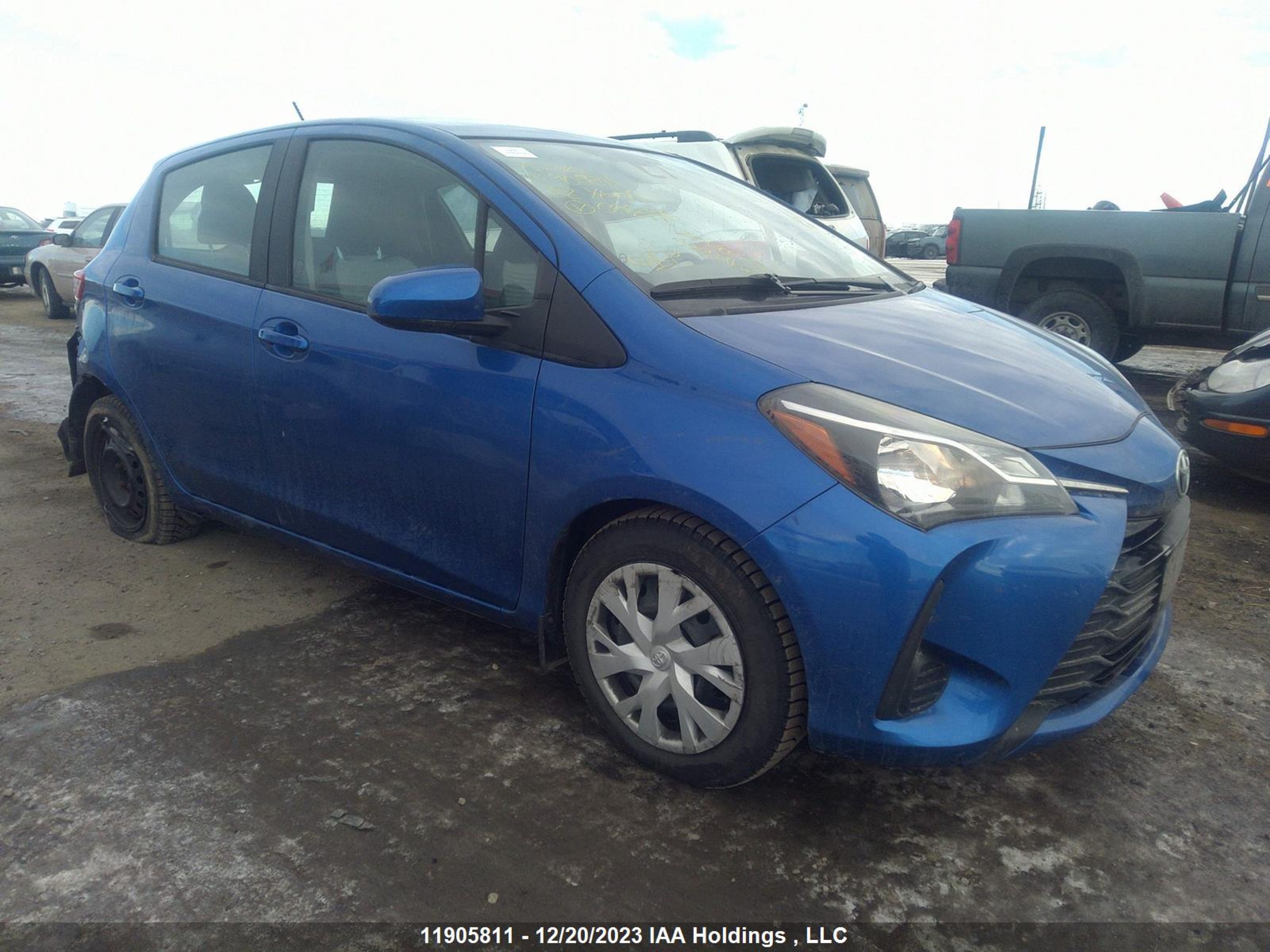 TOYOTA YARIS 2018 vnkktud30ja098476