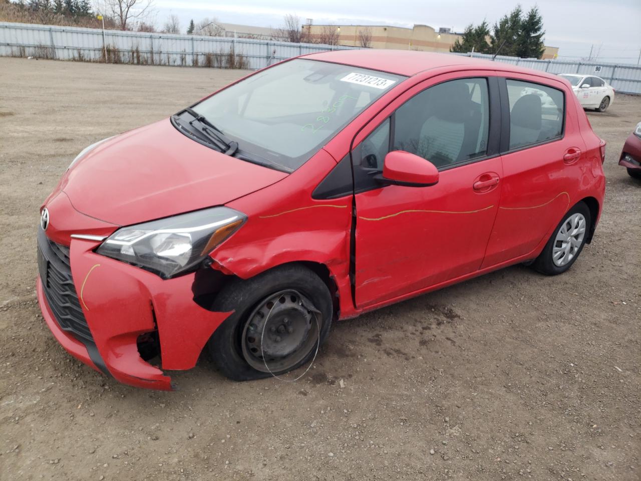 TOYOTA YARIS 2018 vnkktud30ja098851