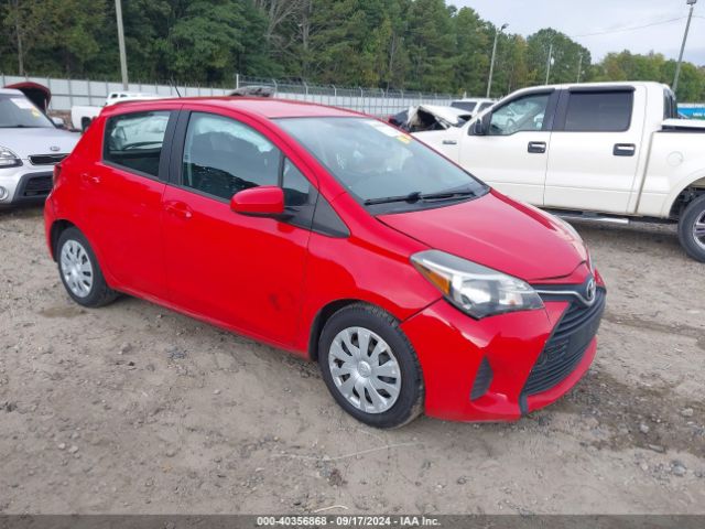 TOYOTA YARIS 2016 vnkktud31ga063549