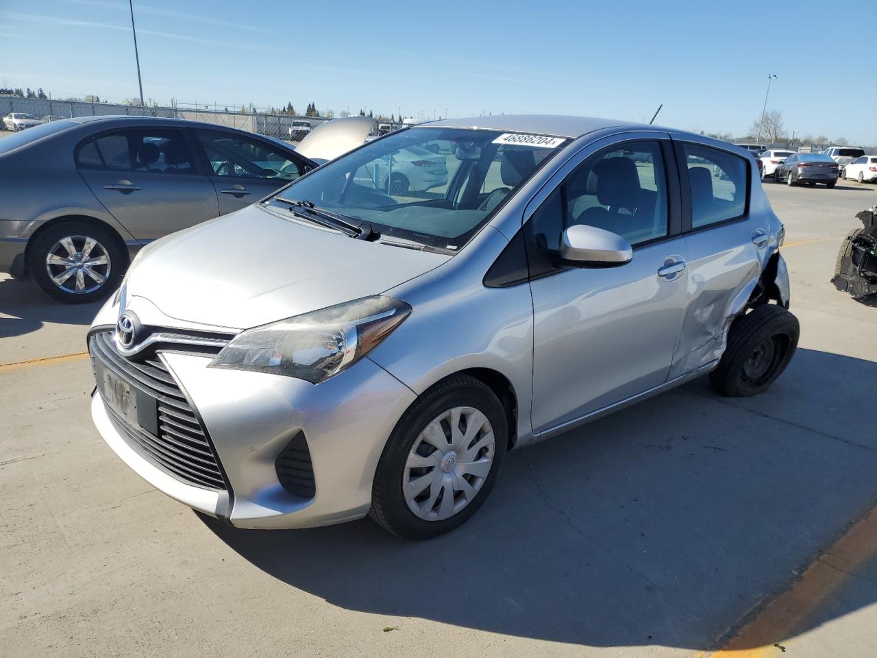 TOYOTA YARIS 2016 vnkktud33ga069644