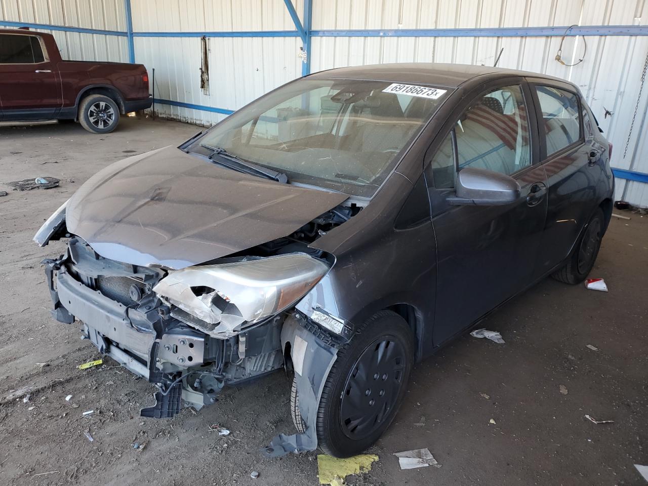 TOYOTA YARIS 2017 vnkktud33ha080256