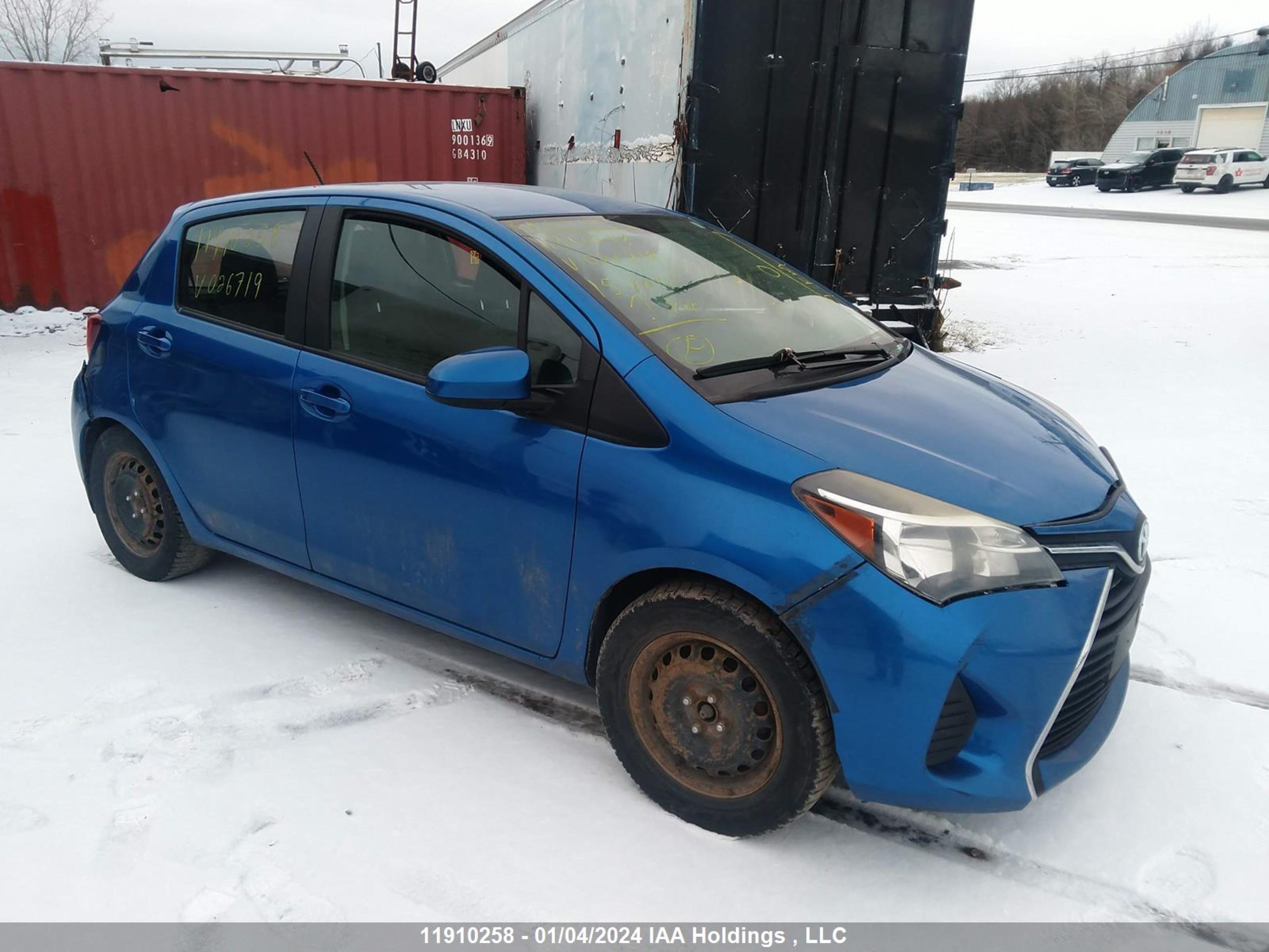 TOYOTA YARIS 2015 vnkktud34fa026719