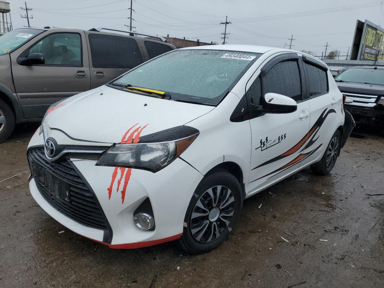 TOYOTA YARIS 2015 vnkktud34fa054102