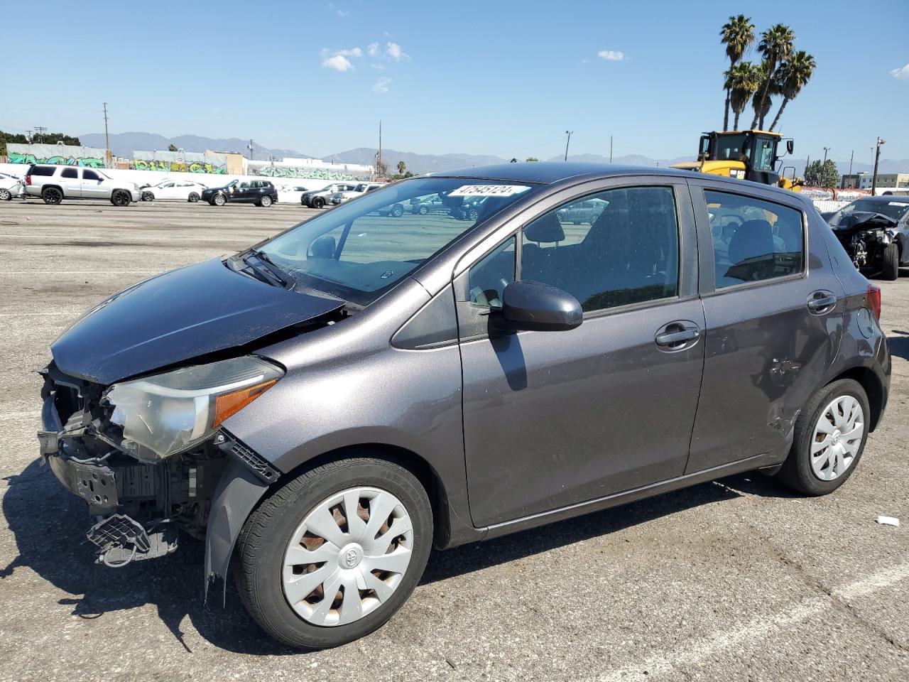 TOYOTA YARIS 2016 vnkktud34ga070043