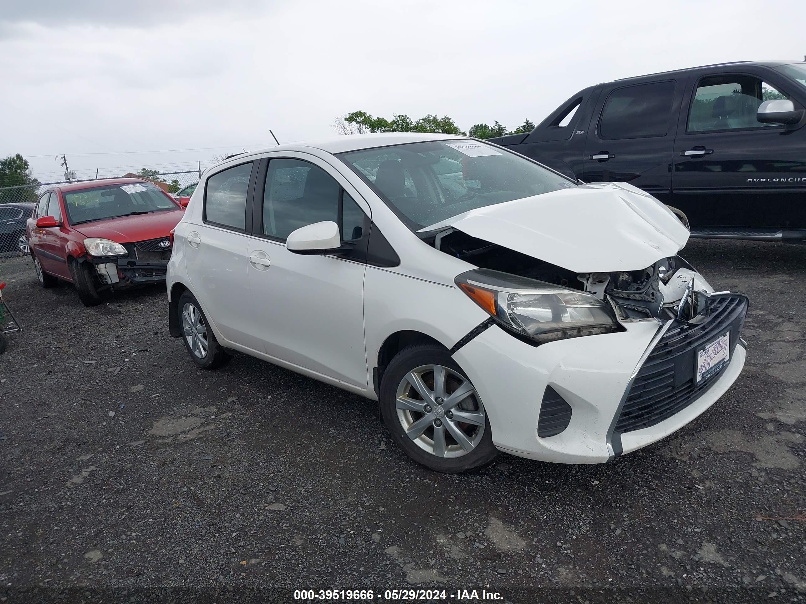 TOYOTA YARIS 2015 vnkktud35fa019892