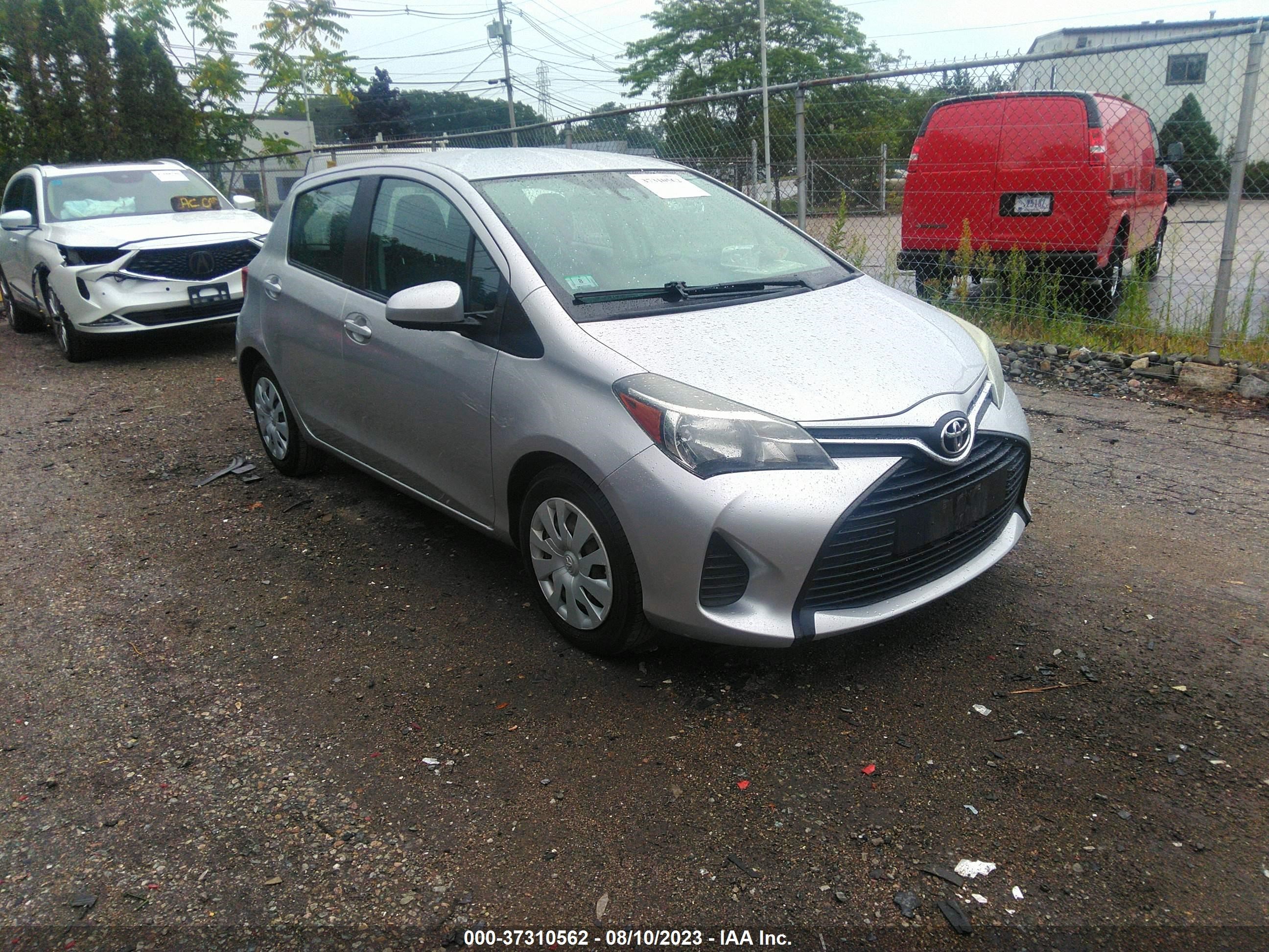 TOYOTA YARIS 2017 vnkktud35ha076967