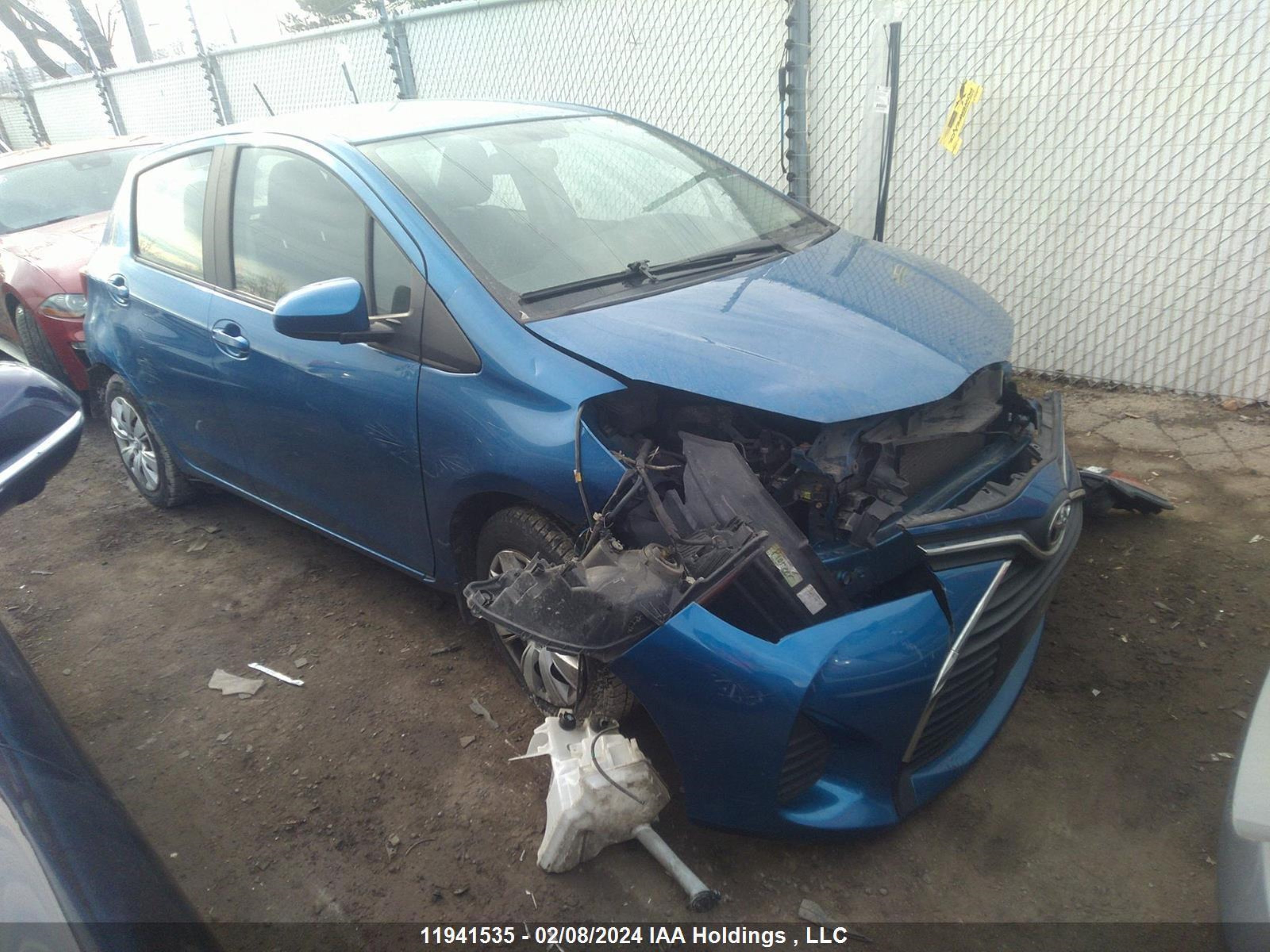 TOYOTA YARIS 2016 vnkktud36ga067712