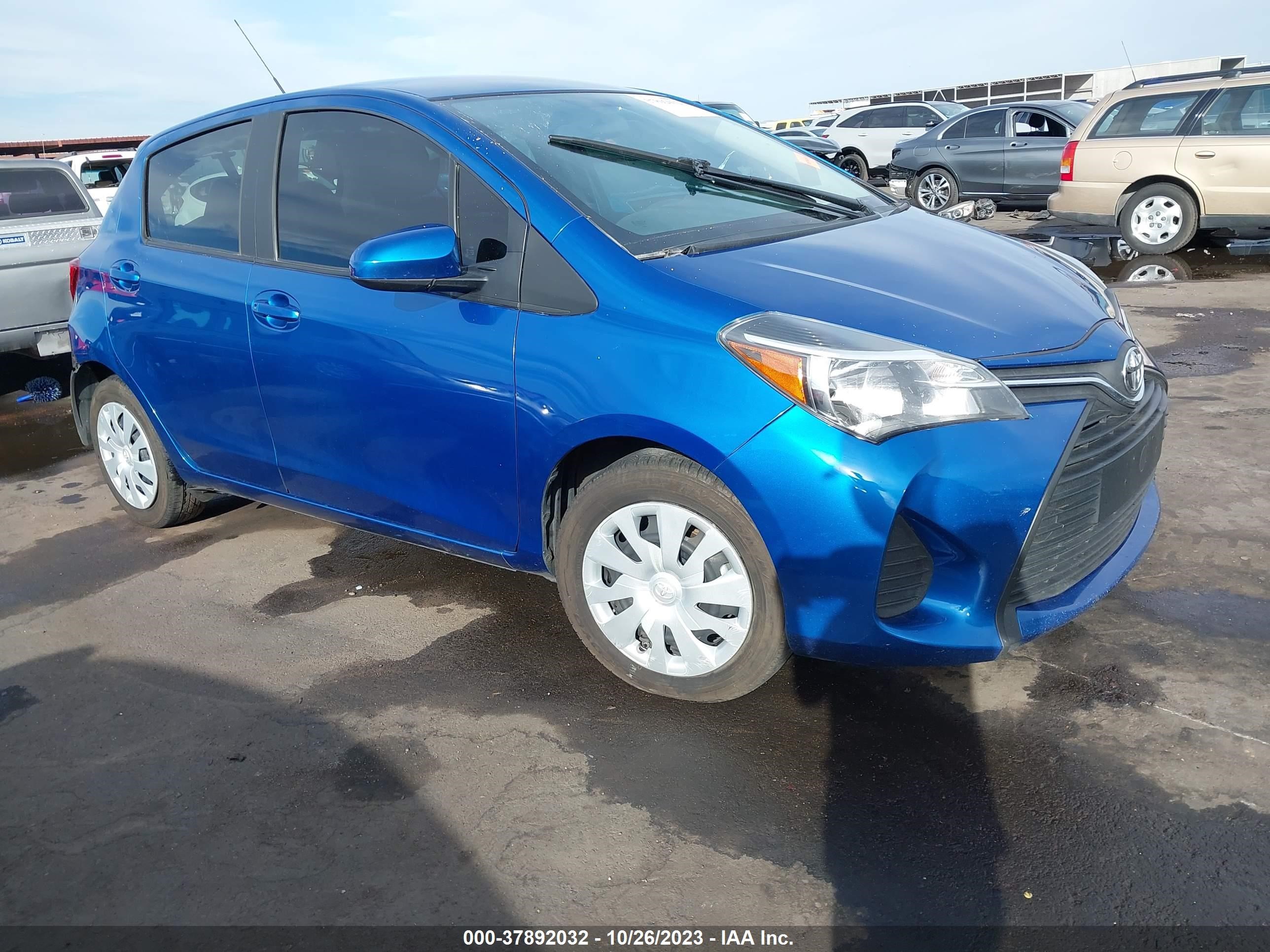 TOYOTA YARIS 2016 vnkktud36ga070013