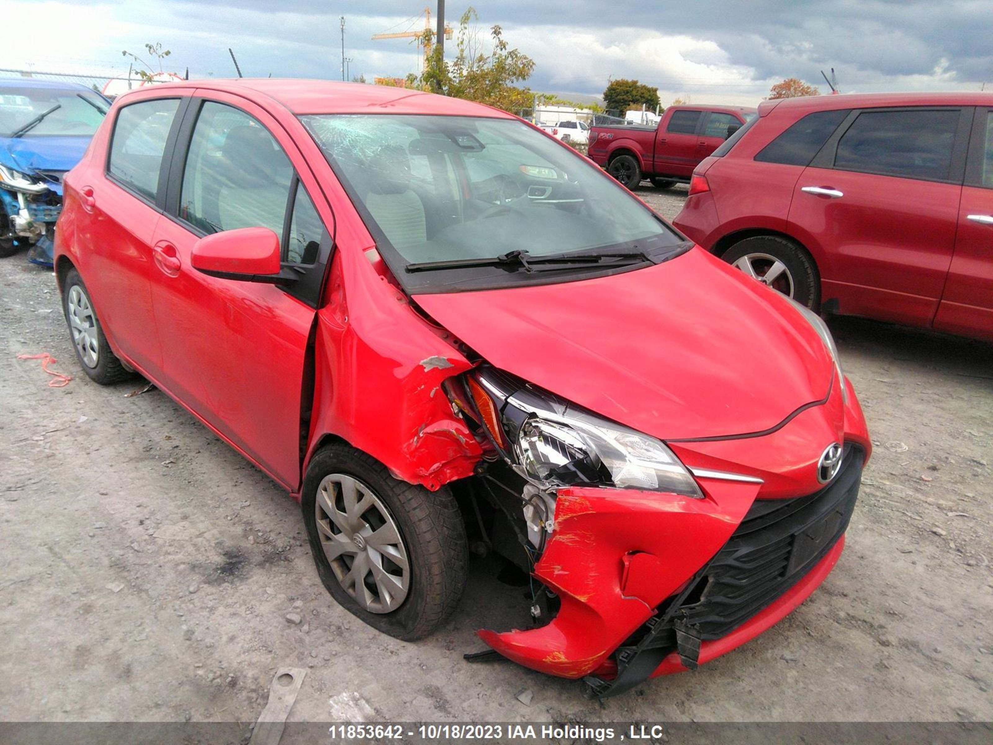 TOYOTA YARIS 2018 vnkktud38ja092604